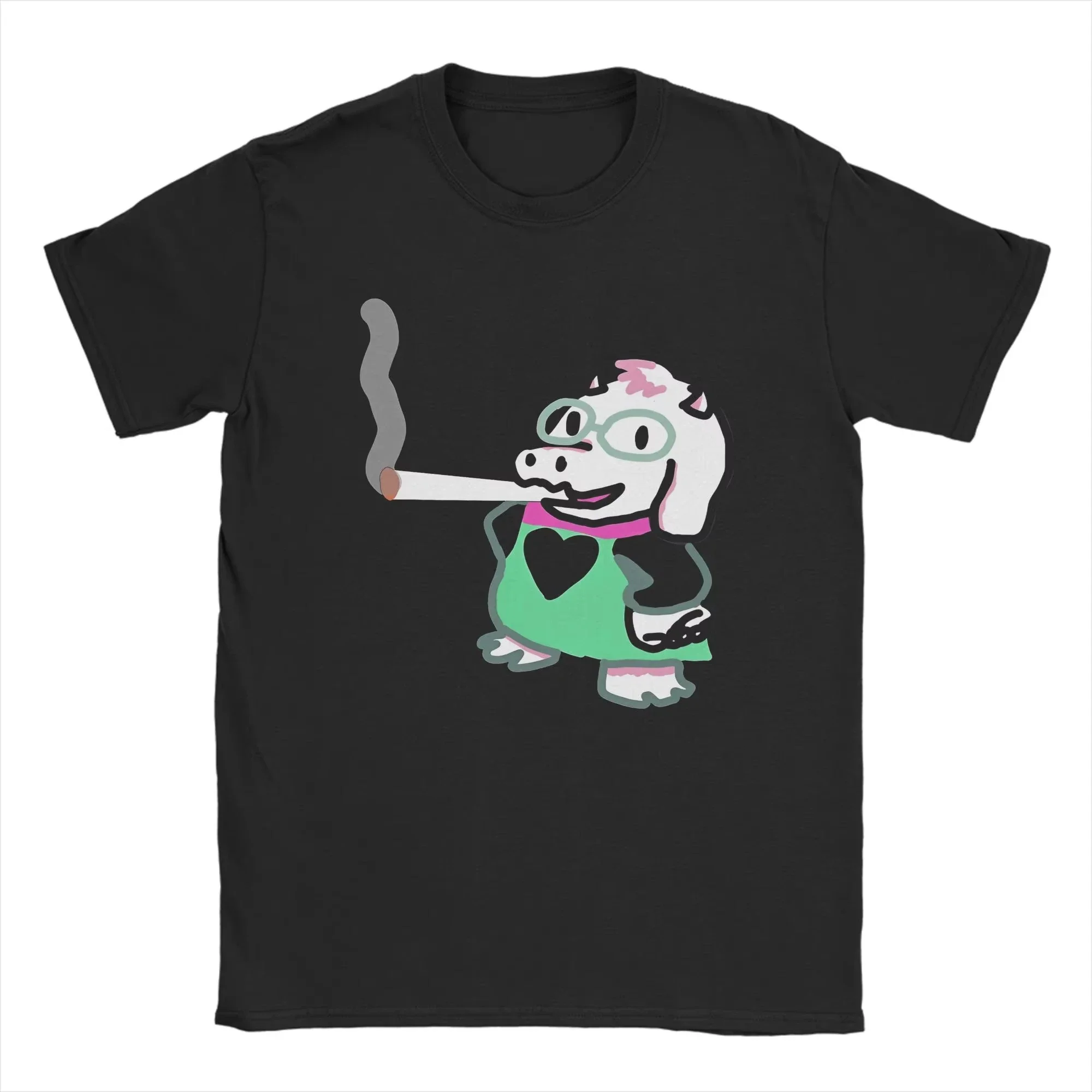 Retro Gaming T Shirt - Deltarune Game T-Shirt Beach Ralsei Blunt